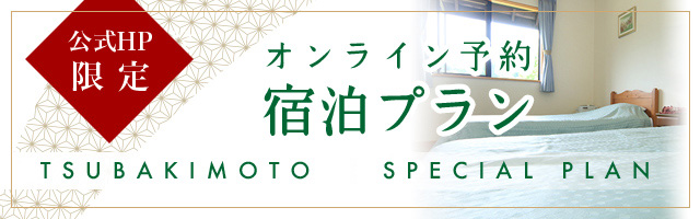 公式hp限定オンライン予約宿泊プランtsubakimoto special plan